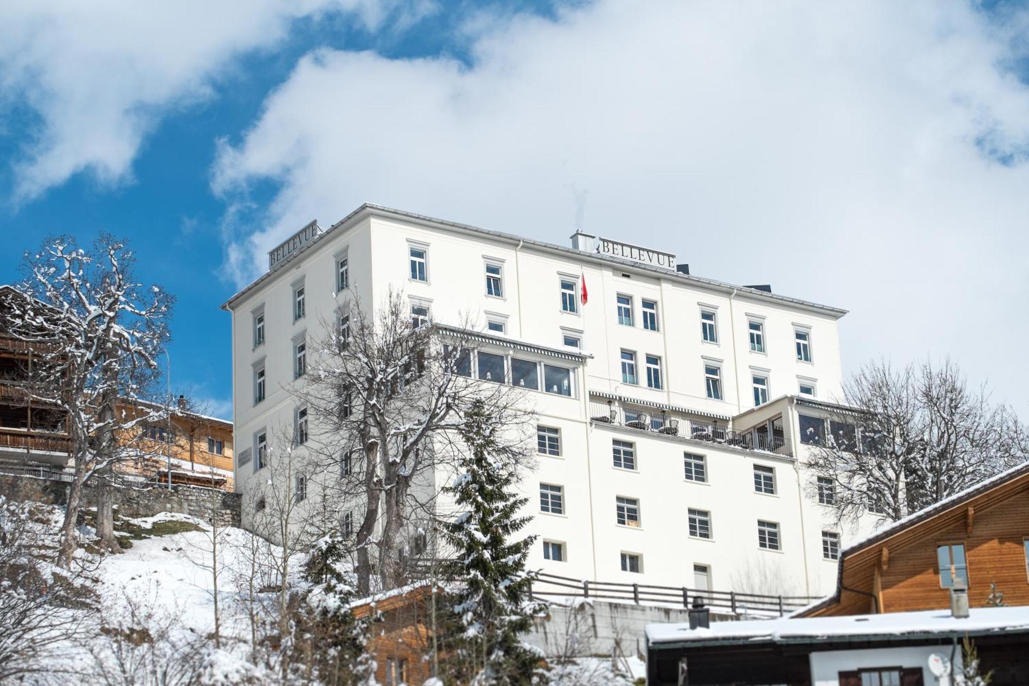 Boutique-Hotel Garni Bellevue Davos Wiesen Exterior foto