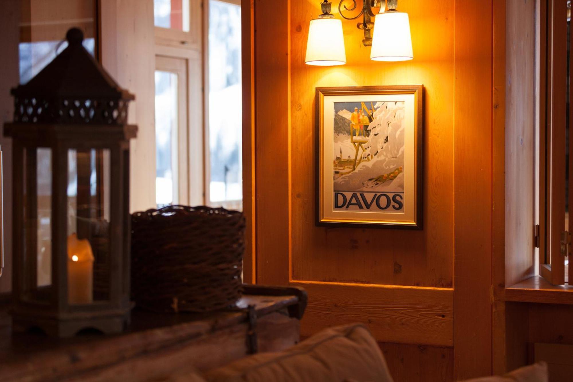 Boutique-Hotel Garni Bellevue Davos Wiesen Exterior foto