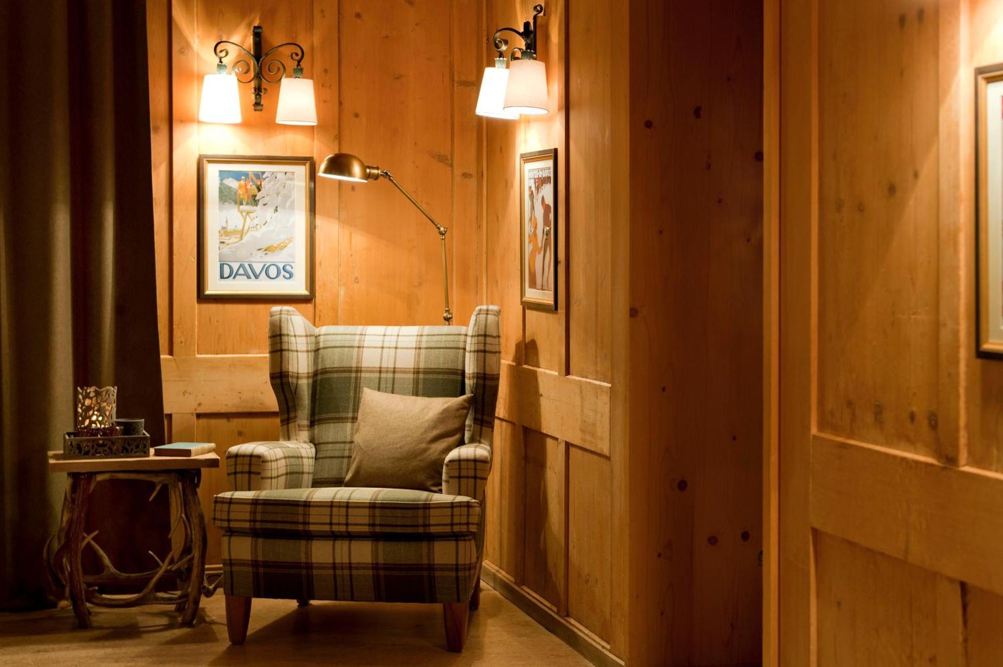 Boutique-Hotel Garni Bellevue Davos Wiesen Exterior foto