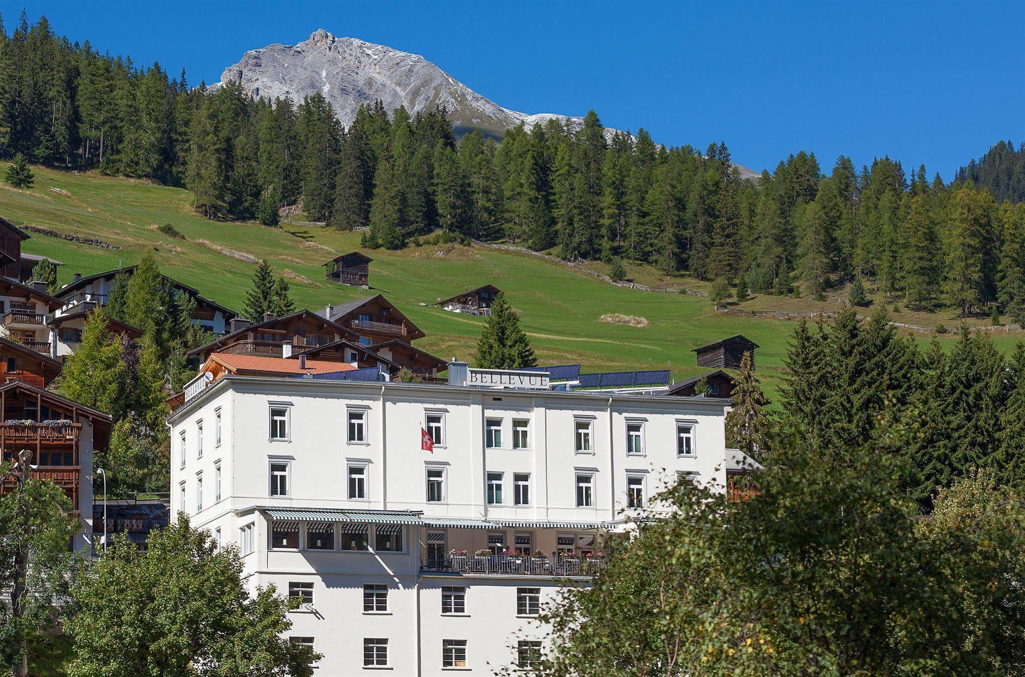 Boutique-Hotel Garni Bellevue Davos Wiesen Exterior foto